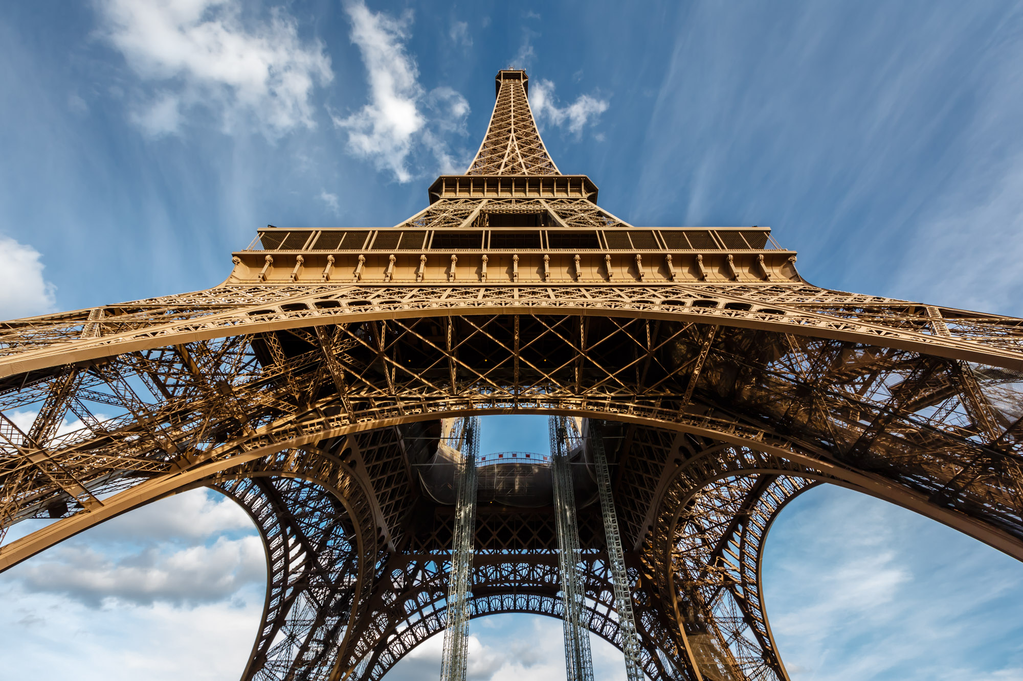 Eiffel Tower Top View